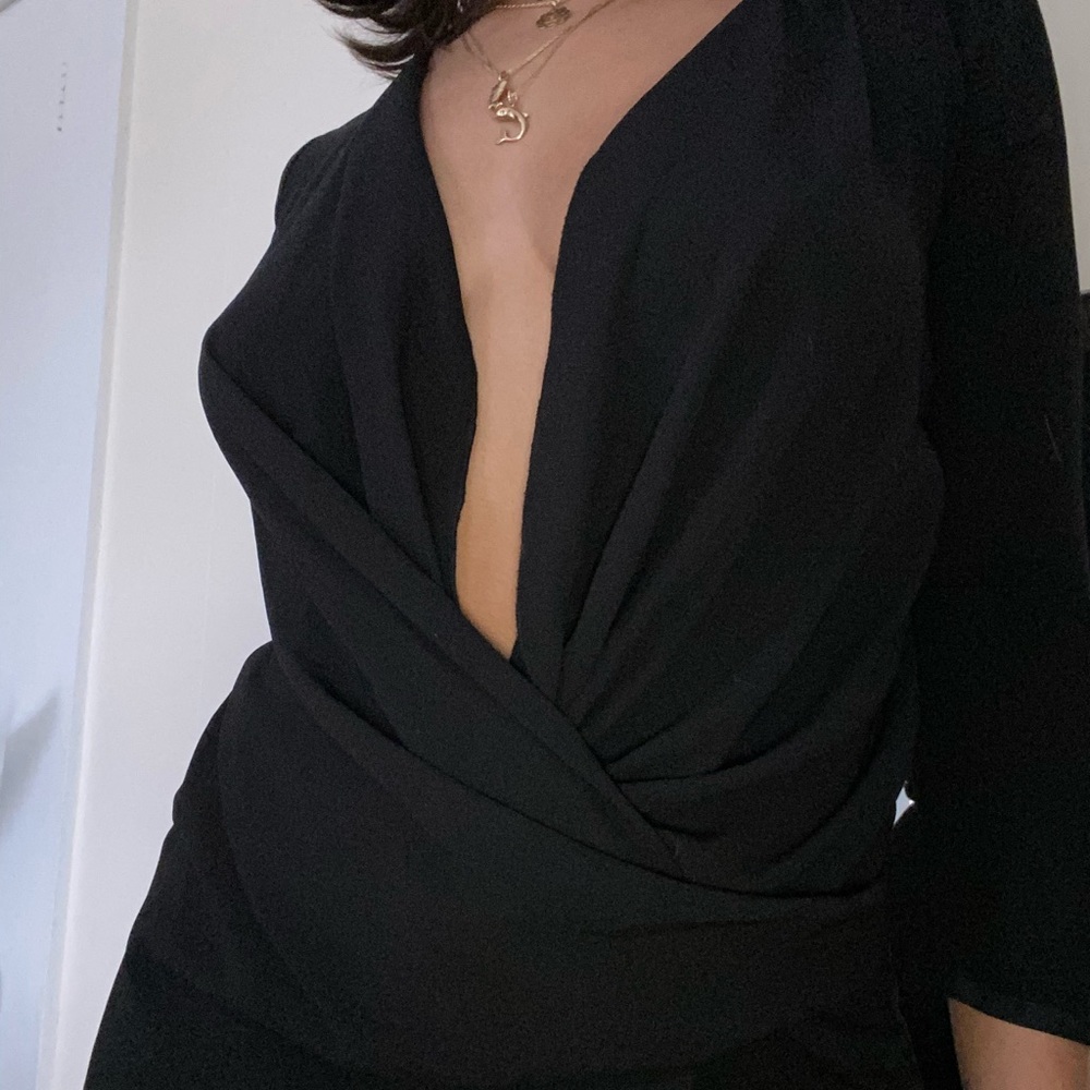 Aritzia’s Wilfred Plunge neck dress